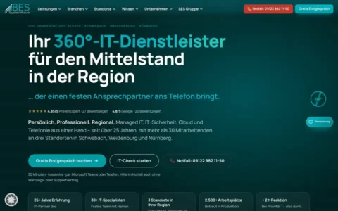 Website BES Systemhaus
